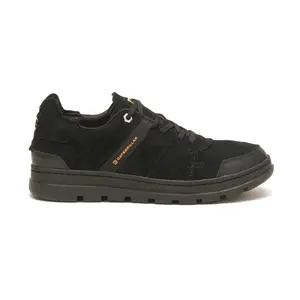 Caterpillar Cite Low P111257 Mens Black Suede Lifestyle Sneakers Shoes