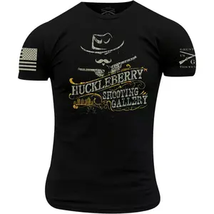 Huckleberry Vintage Western Graphic Shirt – Soft Blend T-Shirt, Classic Sweatshirt & Warm Fleece Hoodie for Men & Women