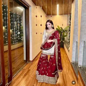 Indian Dress - Casual Women's Outfit with Button Detail and Colorful Accents - Womenswear