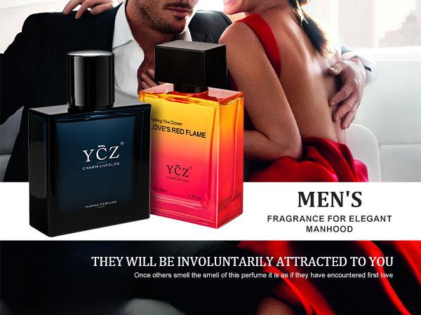 YCZ Men's Cologne 2-Piece Set Marine & Passionate Love 50ml Each Unisex Perfume Duo for All Occasions Long-Lasting Wear Cruelty-Free & Vegan Fragrance Pack Carefully Picked Scents Elegant Scent YCZ Men's Cologne 2-Piece Set Marine & Passionate Love 50ml Each Unisex Perfume Duo for All Occasions Long-Lasting Wear Cruelty-Free & Vegan Fragrance Pack Carefully Picked Scents Elegant Scent
