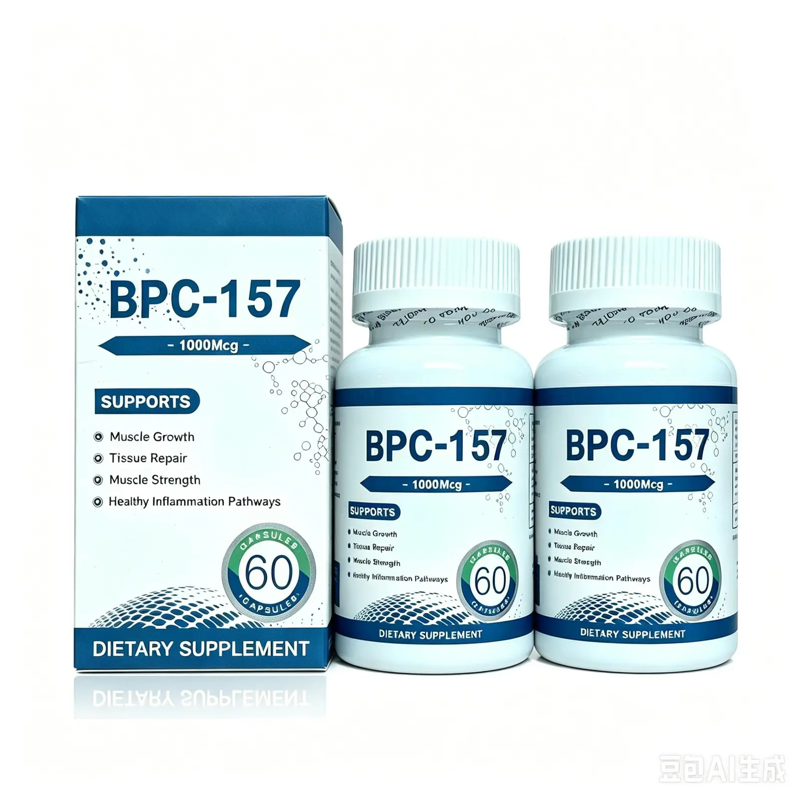 2 bottles B - 157 1000mcg 120 Capsules