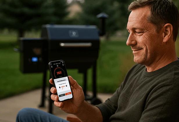 Z Grills ALL-NEW SMOKE BEAST 10502B WIFI GRILL Extra-large Cooking Area 1080 sq in Surface 2 Meat Probes for Outdoor BBQ Ash Cleanout System