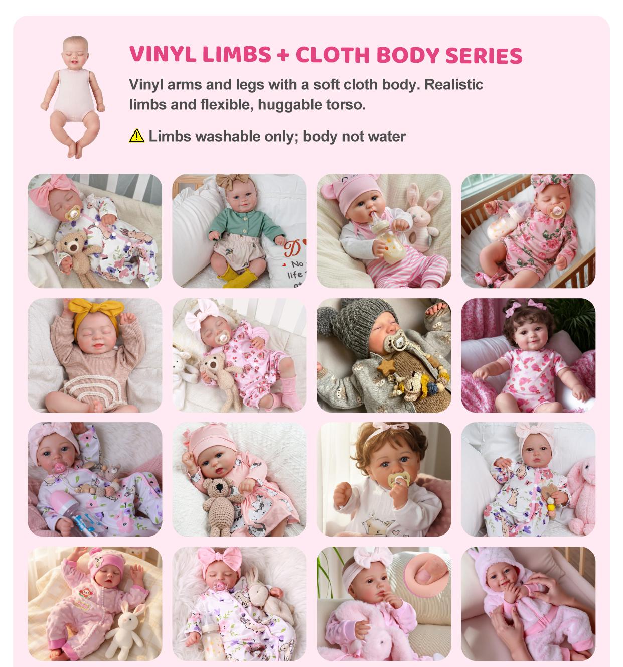 Babeside Realistic Reborn Baby Dolls 17/20/22 Inch Soft Weighted Body Lifelike Newborn Doll Girl & Boy with Gift Box for Kids Age 3+ Babeside Realistic Reborn Baby Dolls 17/20/22 Inch Soft Weighted Body Lifelike Newborn Doll Girl & Boy with Gift Box for Kids Age 3+