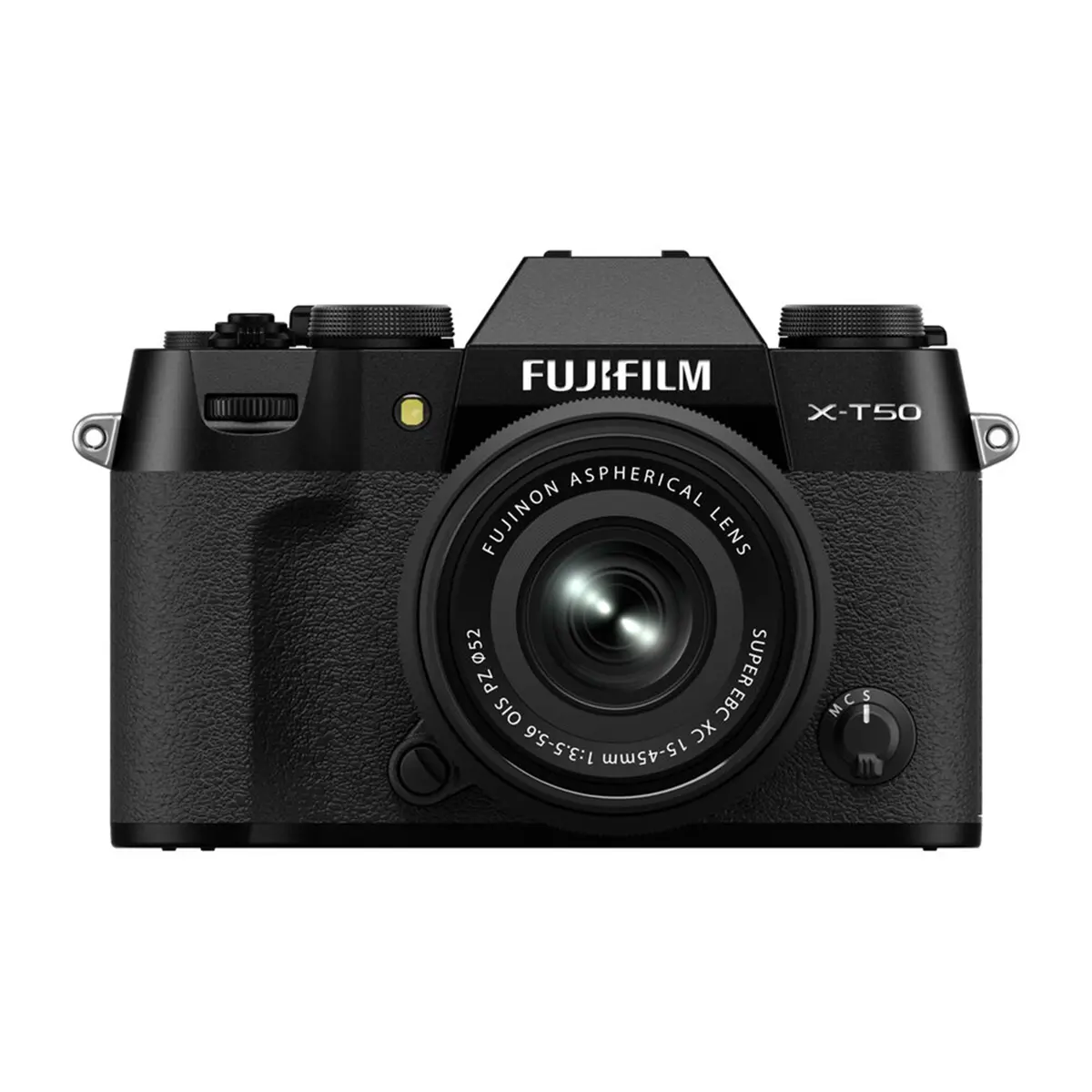 Fujifilm X-T50 Compact Digital Handheld Mirrorless Camera with XC 15-45mm f/3.5-5.6 OIS PZ Lens, Wi-Fi, Li-Ion