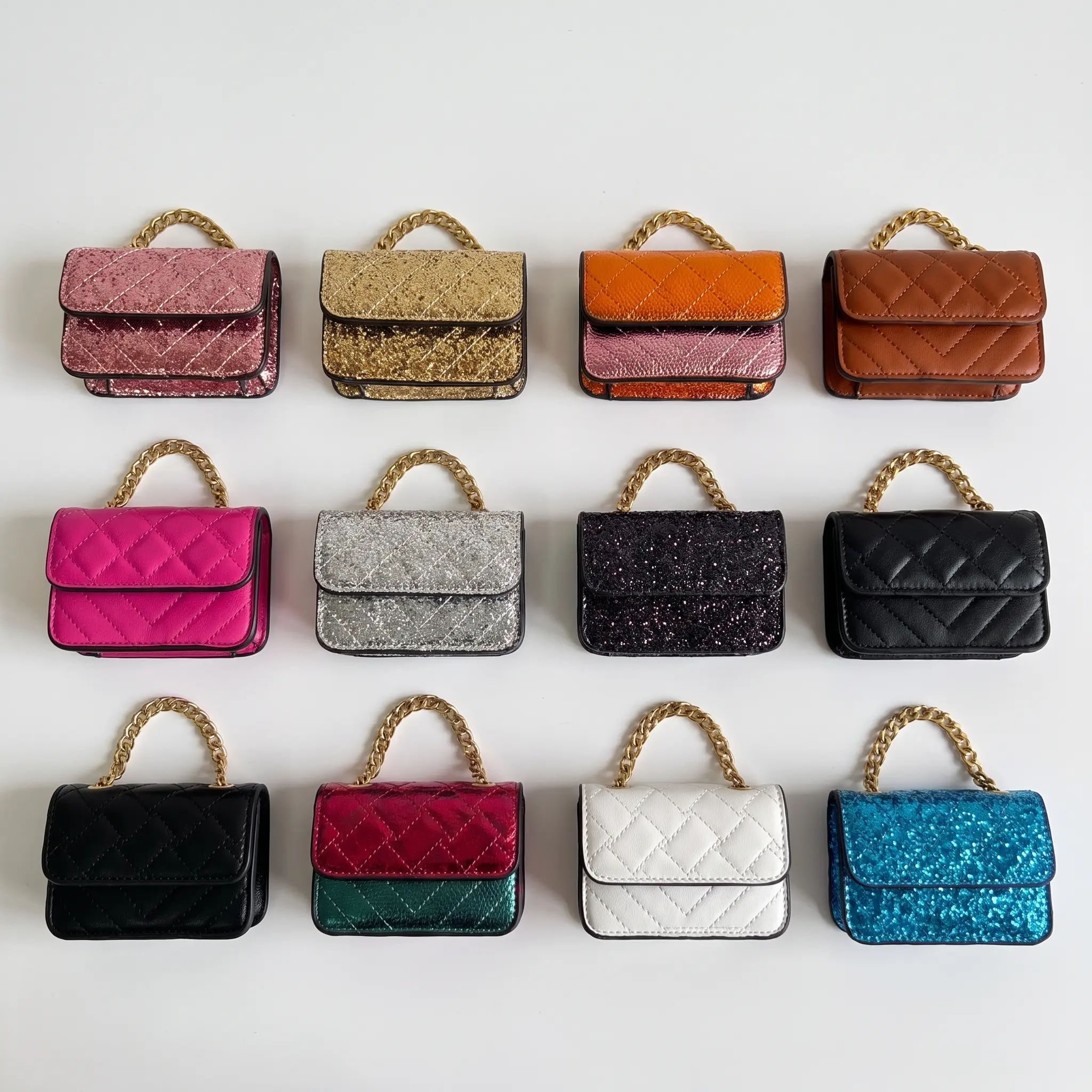 Luxury Mini Chain Crossbody Bag for Women - Magnetic Flap Shoulder Purse, Elegant Daily Party Bag, Gift Option, Multi Colors, Crossbody Bags For Women