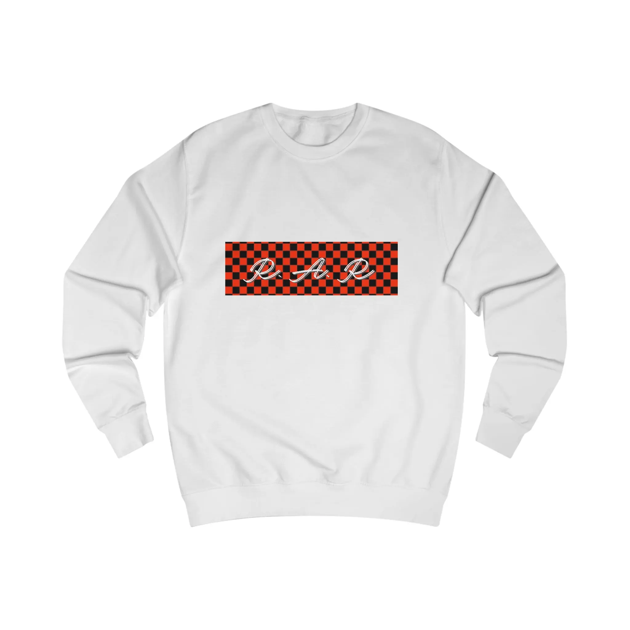 Black and Red Checker sweatshirt