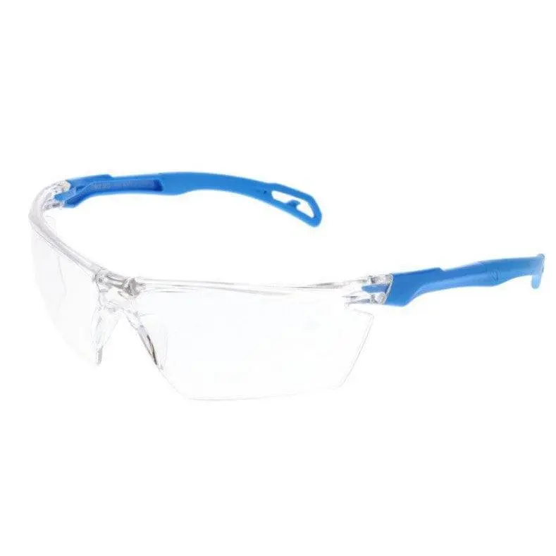 MCR Safety Dominator DM3-MD Metal Detectable Safety Glasses with Clear Anti-Fog Lens