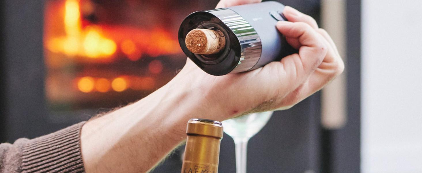 HOTO Electric Wine Opener , Automatic Bottle Opener with Foil Cutter, Uncorks 170+ Bottles, 10s Instant Opening, Battery Operated, Lightweight & Portable, Ideal for Wine Lovers, Kitchen Utensils HOTO Electric Wine Opener , Automatic Bottle Opener with Foil Cutter, Uncorks 170+ Bottles, 10s Instant Opening, Battery Operated, Lightweight & Portable, Ideal for Wine Lovers, Kitchen Utensils