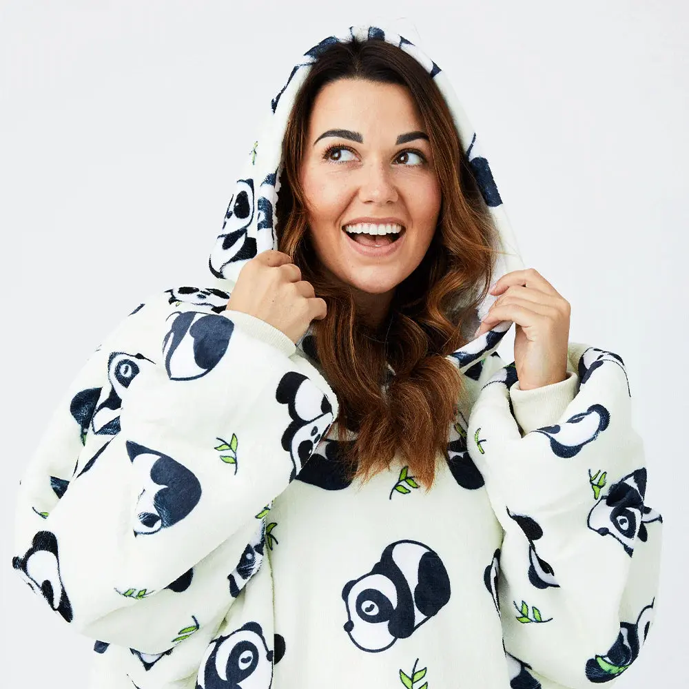 Panda Allsleepers™ Original Cloud Blanket Hoodie