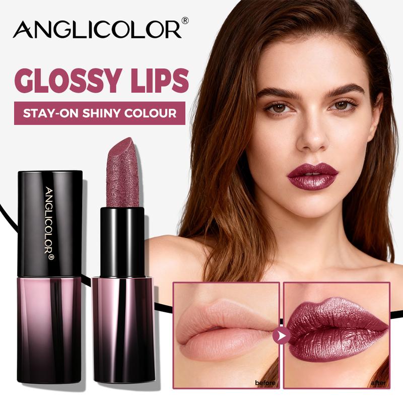 Lipstick For Subtle 3D Shimmer Effect,Glitter Lipstick,Light,Soft Cream Formula for Moisturized Lips,Non-Sticky