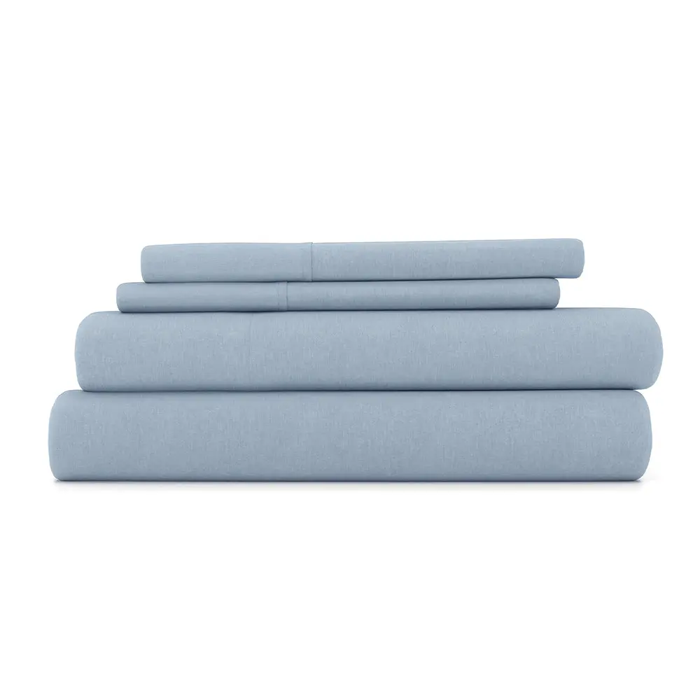Linen-Bamboo Blend 4-Piece Sheet Set