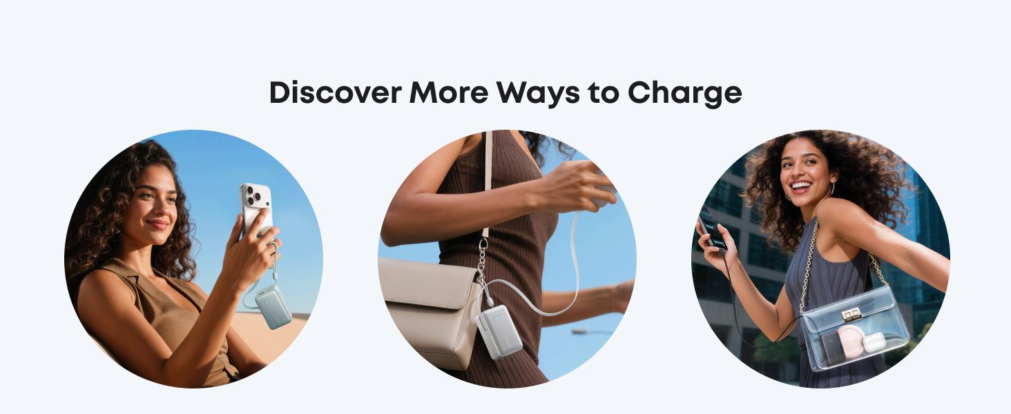 Anker Nano 10,000mAh Compact Power Bank with Retractable Cable and 45W Fast Charging, Travel-Ready and Pocket-Friendly, On-the-Go Charging for iPhone 17/16, iPad, Galaxy, Pixel, and More (Buy and Get Stickers)