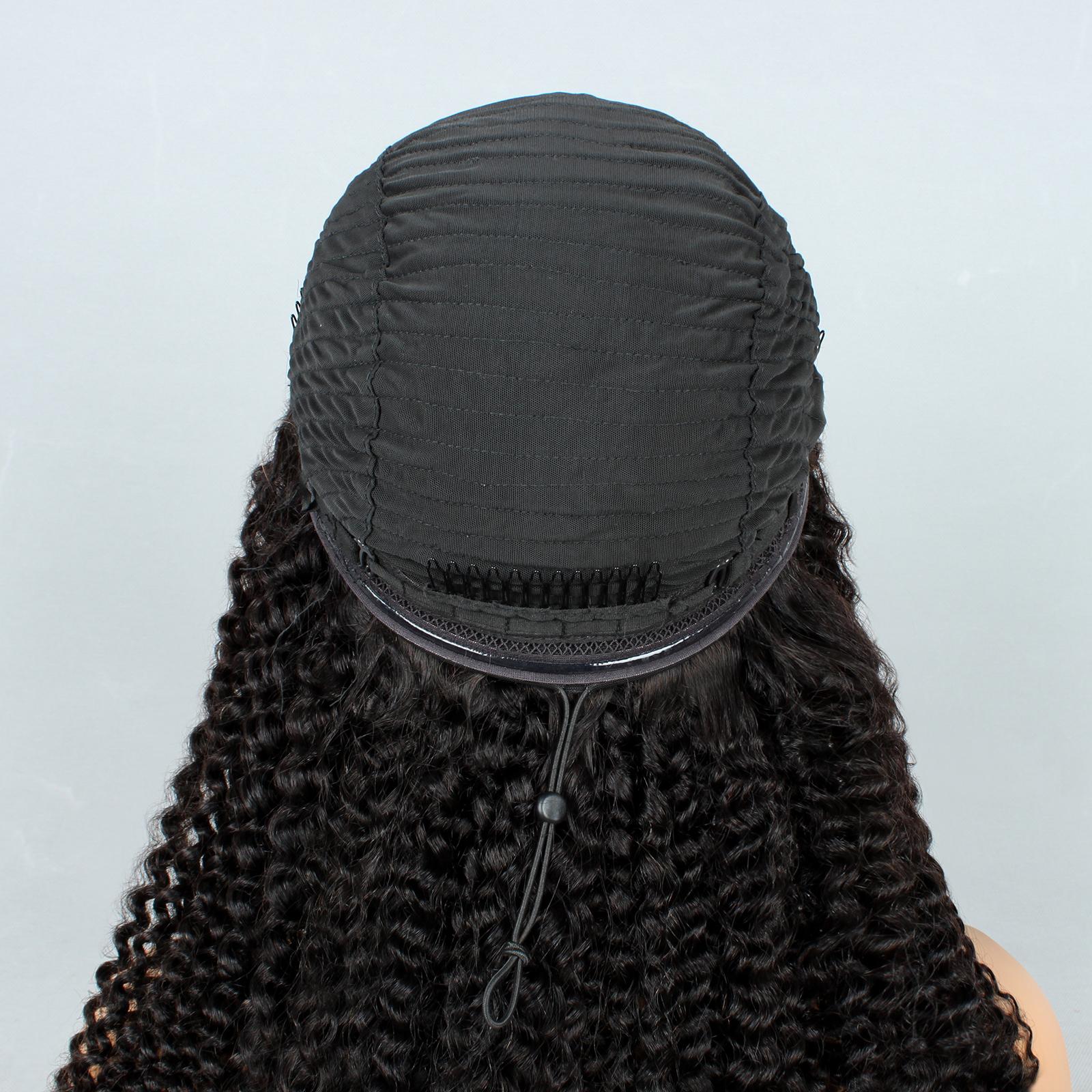Kinky Curly Half Wig Human Hair 200% Density 3 In 1 Half Wig With Drawstring Seamless Clip Glueless Wear and Go Headband 100% Human Hair Wig Beginner Friendly For Women valentines gifts for gf Kinky Curly Half Wig Human Hair 200% Density 3 In 1 Half Wig With Drawstring Seamless Clip Glueless Wear and Go Headband 100% Human Hair Wig Beginner Friendly For Women valentines gifts for gf