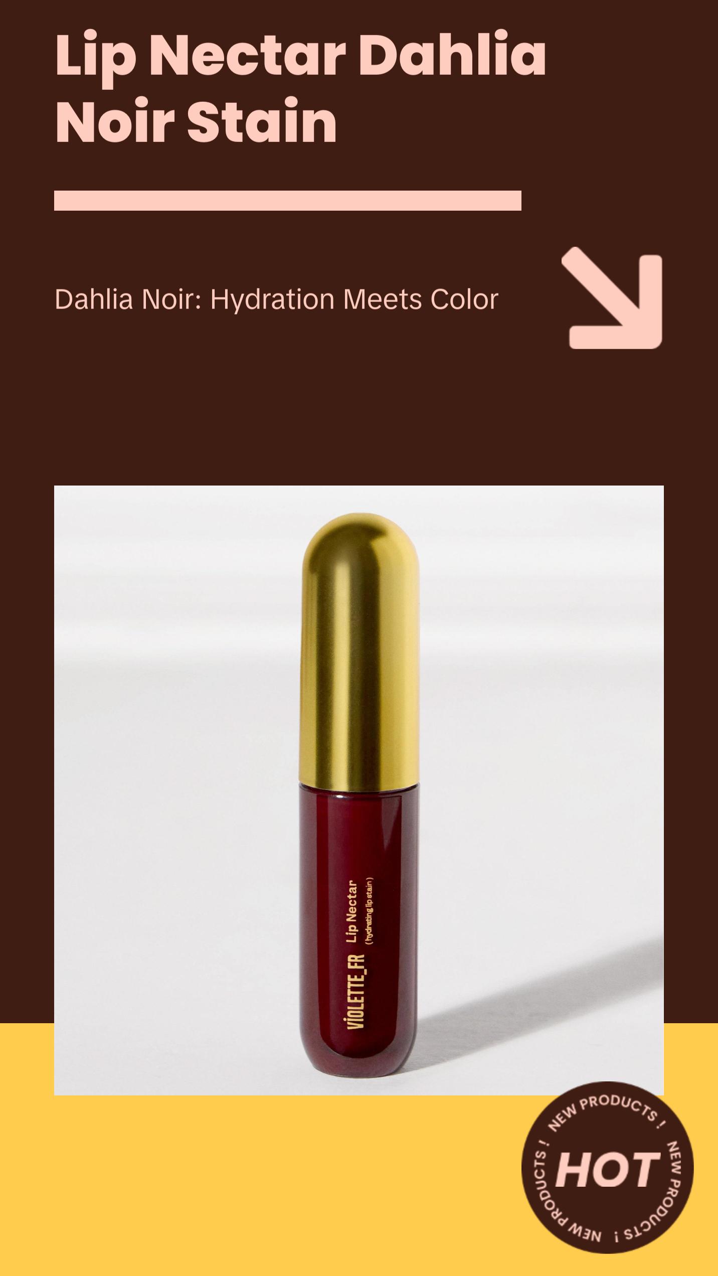 VIOLETTE_FR Lip Nectar - Dahlia Noir - Hydrating Lip Stain