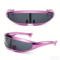 Purple frame with gray lenses