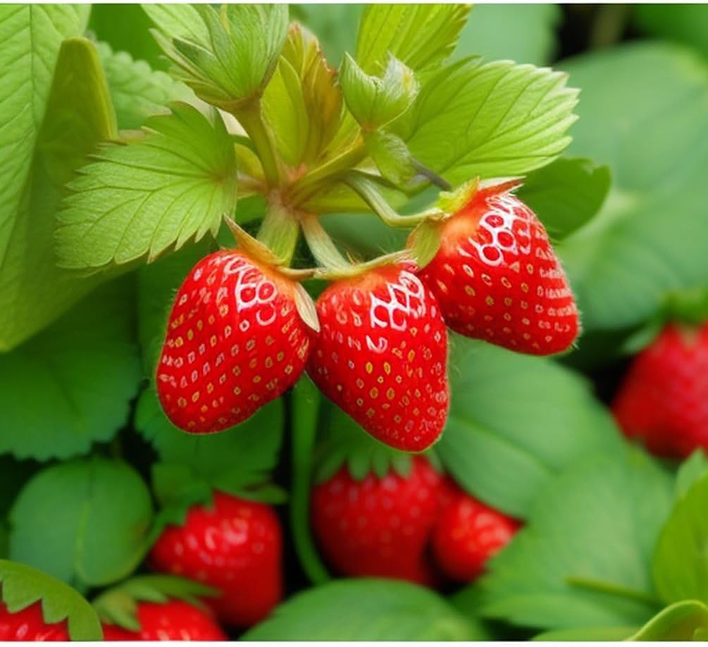 800+PCS Giant Strawberry Seeds Everbearing Fragaria Fruit Seeds