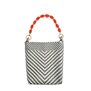 Milano Crossbody Bag - Silver White