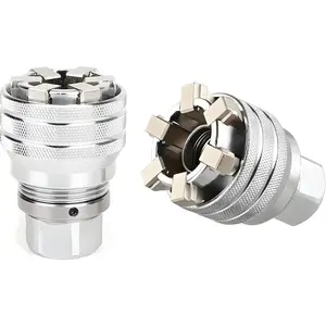 Upgraded Adjustable Universal Socket Wrench, Manual Socket Wrench, Multifunctional Sleeve, 10mm-19mm Universal Sockets Tools for 3/8 Drive Ratchet Torque Wrench and Power Drill