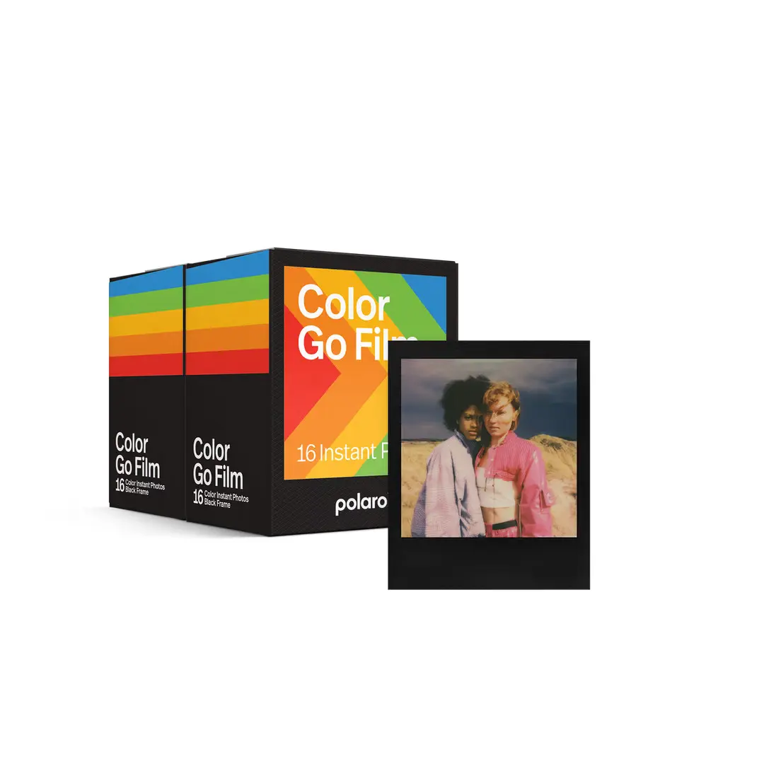 Polaroid Go Color Film - Black Frame - Double Pack x2 - 32 Photos for Polaroid Go Camera