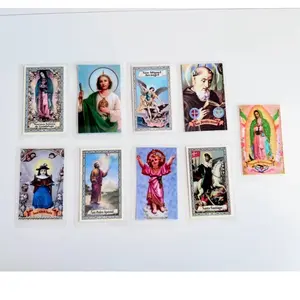 Bendecidas en Mexico- Oracion de la Virgen de Guadalupe, San Judas Tadeo, Divino Nino Jesus, San Miguel Arcangel y Santiago Apostol - Prayer Cards- Spanish Edition - Wallet Size - Blessed in Mexico - Perfect Gift - Religious
