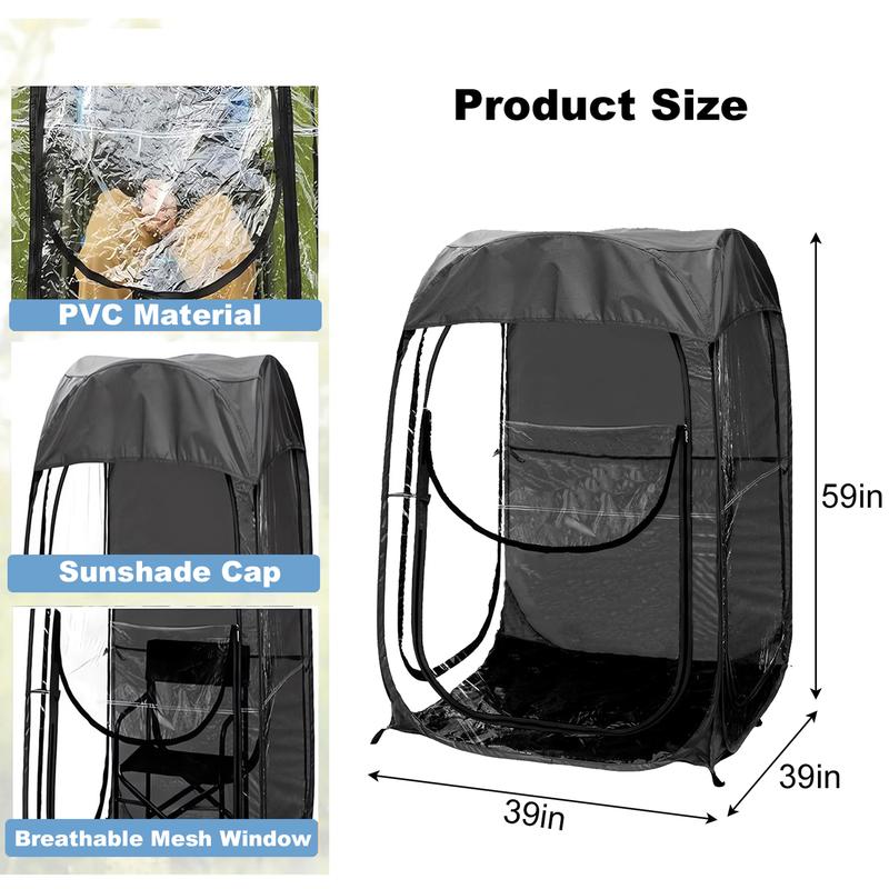 Instant Pop Up Sports Tent – 60 Second Setup Portable Shelter!  All-Weather Wind & Rain Protection for Camping, Fishing, Beach, Tailgating & Outdoor Events ️ Compact & Lightweight – Perfect Sports Gear & Emergency Shelter! ️