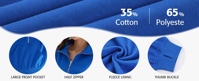 ATTRACO Women's Leopard Print Sweatshirt Half Zip Loose Pullover Sweater 2025 Autumn Fashion Clothing