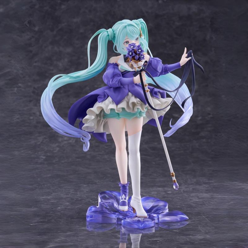 AMP+ Series Hatsune Miku 2025/2024 Birthday Party Ver. PVC Anime Figure Official Figurine Collectible Model Table Ornament Fan Collection Holiday & Birthday Gifts