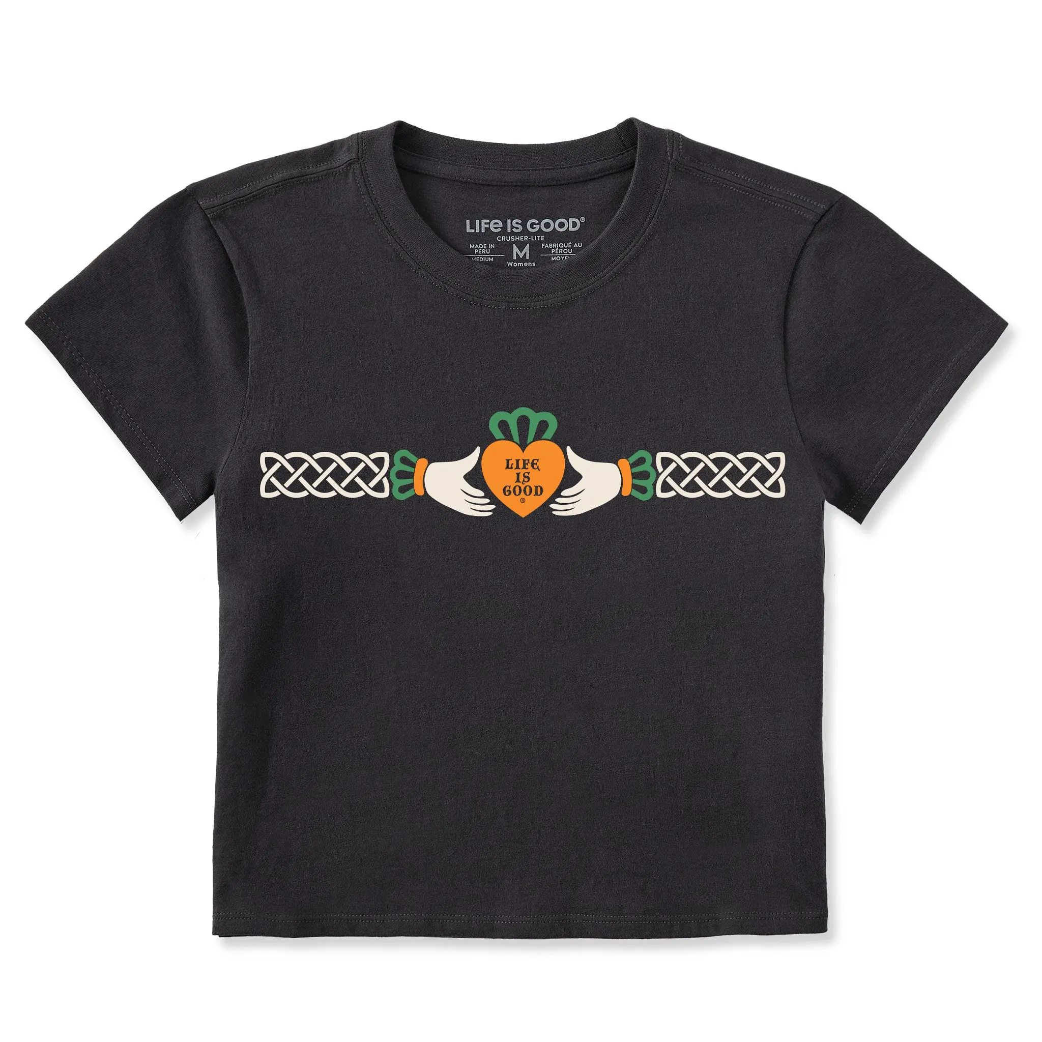 Women's Life is Good Claddagh Crusher-LITE Shrunken Tee