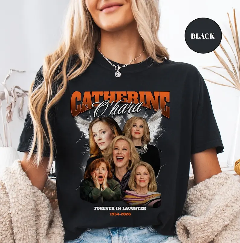 Catherine O'Hara Shirt Tribute Memorial Sweatshirt Catherine Retro Fan T-Shirt Comfort Colors®