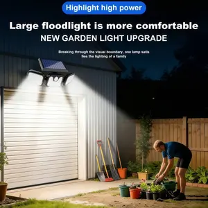 2 Packs Solar Outdoor BLACK FRIDAY Lights 2500LM Security Lights, 3 Heads Dimmable Spot Lights with 3 Modes, lP65 Waterproof, For Yard, Garage, Porch, Pool, Garden, Barn, Patio, Christmas gifts