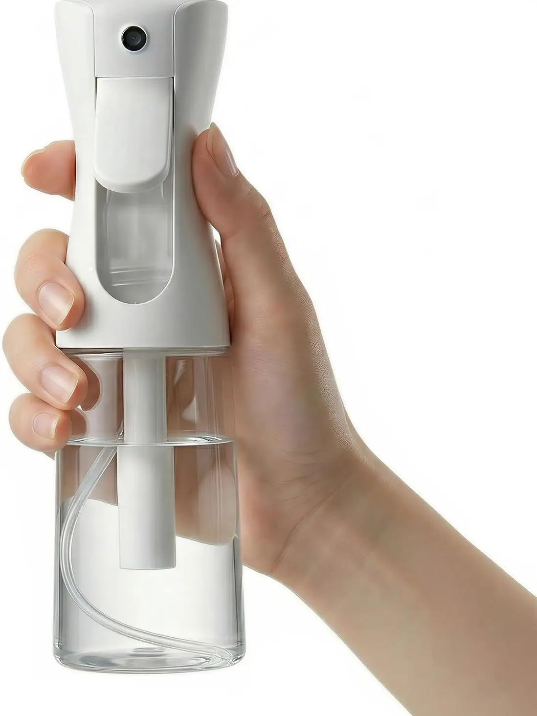 Hair Spray Bottle Continuous Water Mister Spray Empty Ultra Fine for Hair Styling, Pets, Plants, Cleaning, Misting & Skin Care, Salons, for Taming Hair in Morning, Curly Hair, Essential Oil dispensador de aceite y vinagre