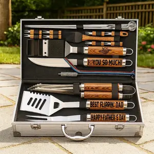 Bbq Set, Gift For Him, Personalized Gift, BBQ, Grill Set, Gift For Dad, Personalized, Fathers Day Gift, Grilling Gifts, Grilling Tools