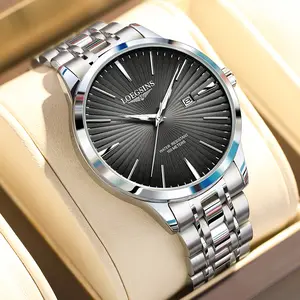 LOEGSINS Swiss Brand Men’s Automatic Mechanical Watch – High-End Business Luxury Genuine Waterproof Birthday Gift for Dad