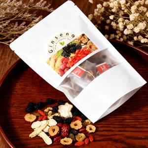 Five Treasures Tea Kidney-Nourishing Ginseng Energizing 20/30-Count Pack with Red Dates Goji Berries Mulberries for Daily Wellness - Traditional