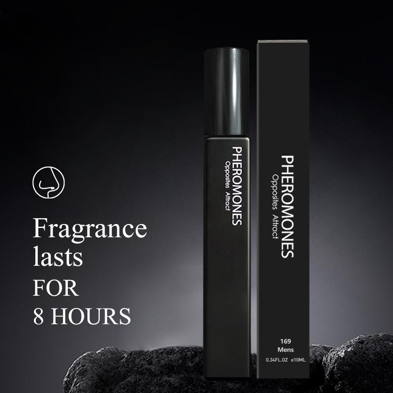Pheromone Perfume – Midnight Shadow - (0.34 fl. oz./10 ml) | Eau de Parfum | Sandalwood, Ambergris, Cedarwood | Woody & Seductive | All-Day Long Lasting | Portable Travel Perfume