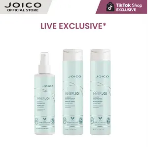 Joico InnerJoi Trio- Hydrate Detangler 200ml & Hydrate Shampoo 300ml & Hydrate Conditioner 300ml