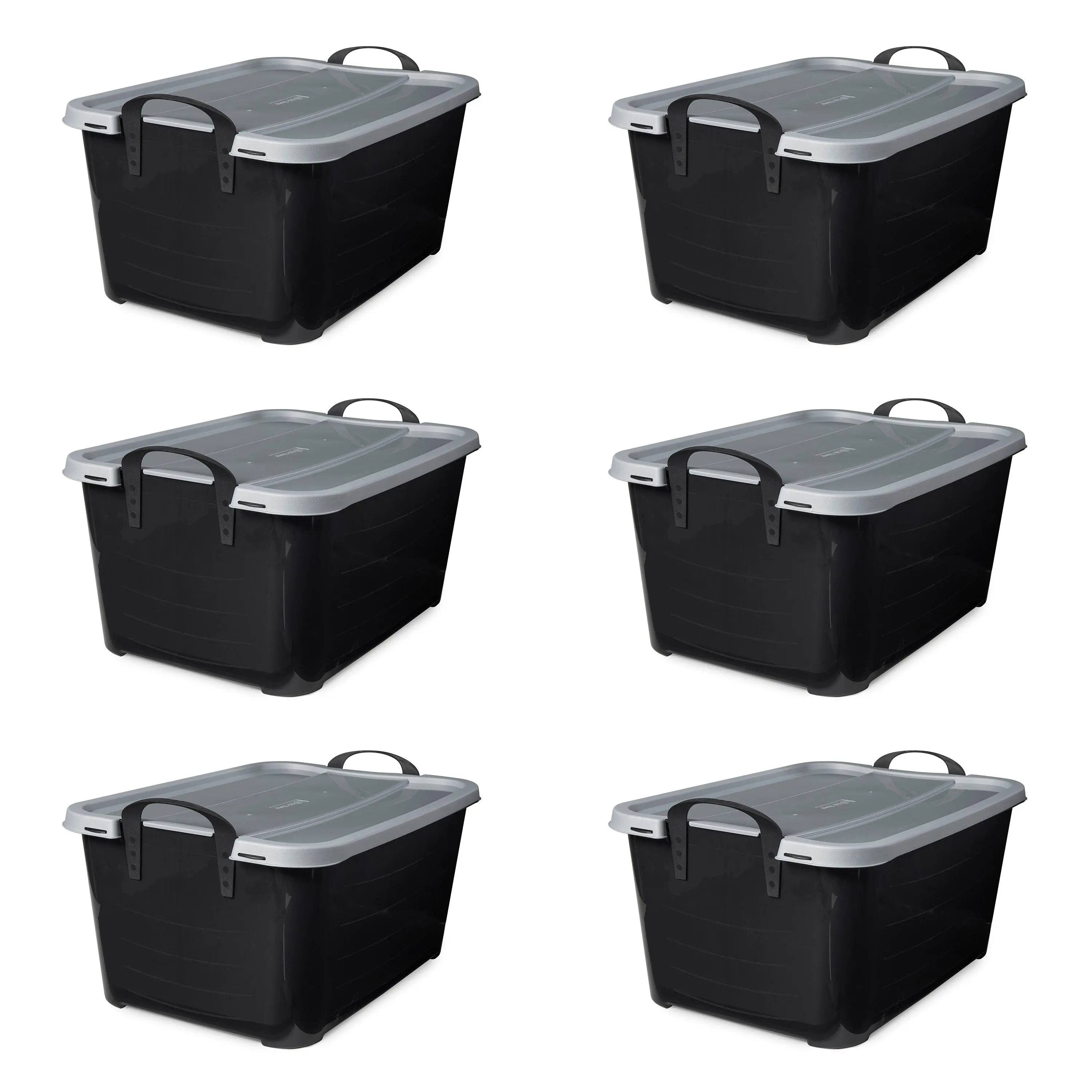Life Story 55 Qt Stackable Home Organization Lidded Storage Container Organiser Plastic