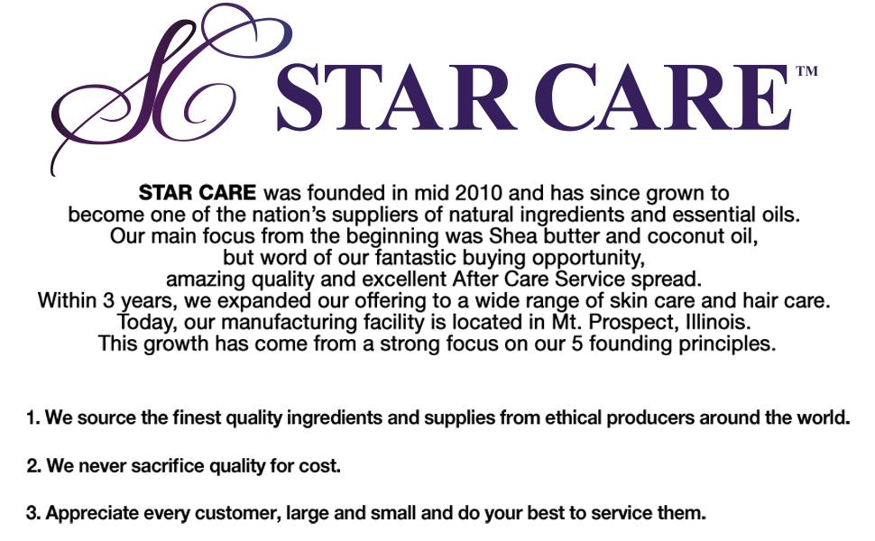 Star Care 100% Virgin Shea Butter with Lanolin Foot Cream Softener 2oz