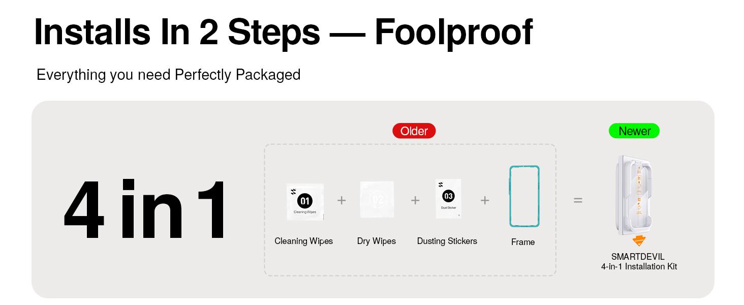 【SmartPull Box】2 Pack SmartDevil Screen Protector Upgrade for iPhone 17promax/17pro/16promax/15/14/13series Tempered Glass, bubble-free Military-Grade Shatterproof Protection, 9H Hardness, Fast&Easy Installation, Scratch Resistant, Anti-Spy Privacy Film 【SmartPull Box】2 Pack SmartDevil Screen Protector Upgrade for iPhone 17promax/17pro/16promax/15/14/13series Tempered Glass, bubble-free Military-Grade Shatterproof Protection, 9H Hardness, Fast&Easy Installation, Scratch Resistant, Anti-Spy Privacy Film