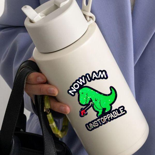 Funny Dinosaur Meme Sticker books Set 3PCS, Unstoppable TRex & “How You Like Me Now” Waterproof Vinyl Decals for Laptop, Bottle, Journal Funny Dinosaur Meme Sticker books Set 3PCS, Unstoppable TRex & “How You Like Me Now” Waterproof Vinyl Decals for Laptop, Bottle, Journal