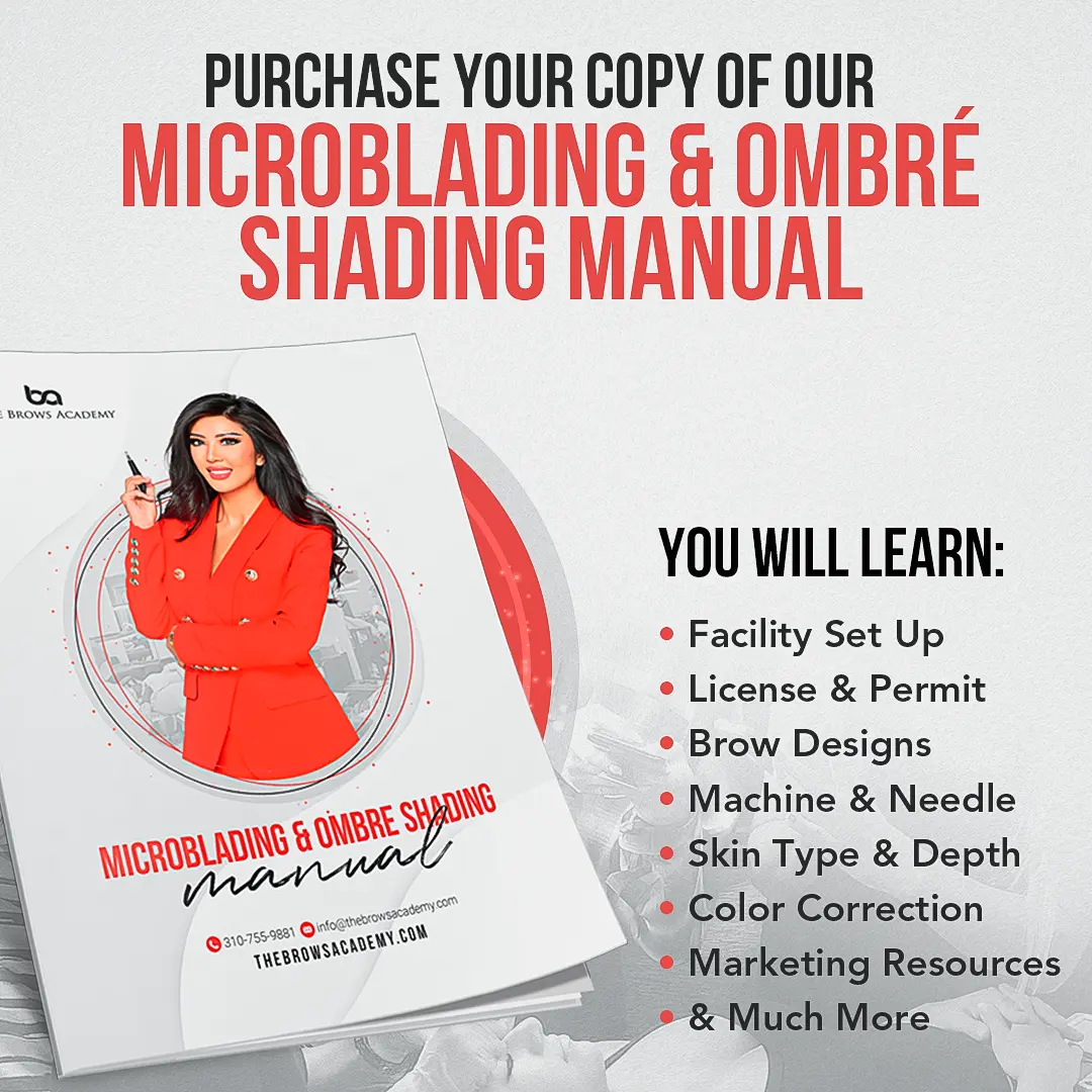 Microblading & Ombre Shading Manual Workbook (Digial Copy)