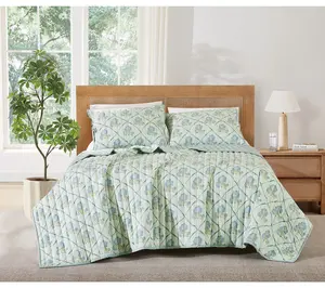 Brooklyn Loom Olivia King 3 Piece Quilt Set