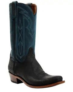 Lucchese Men's Two-Tone Roughout Western Boot Square Toe - M3435.74