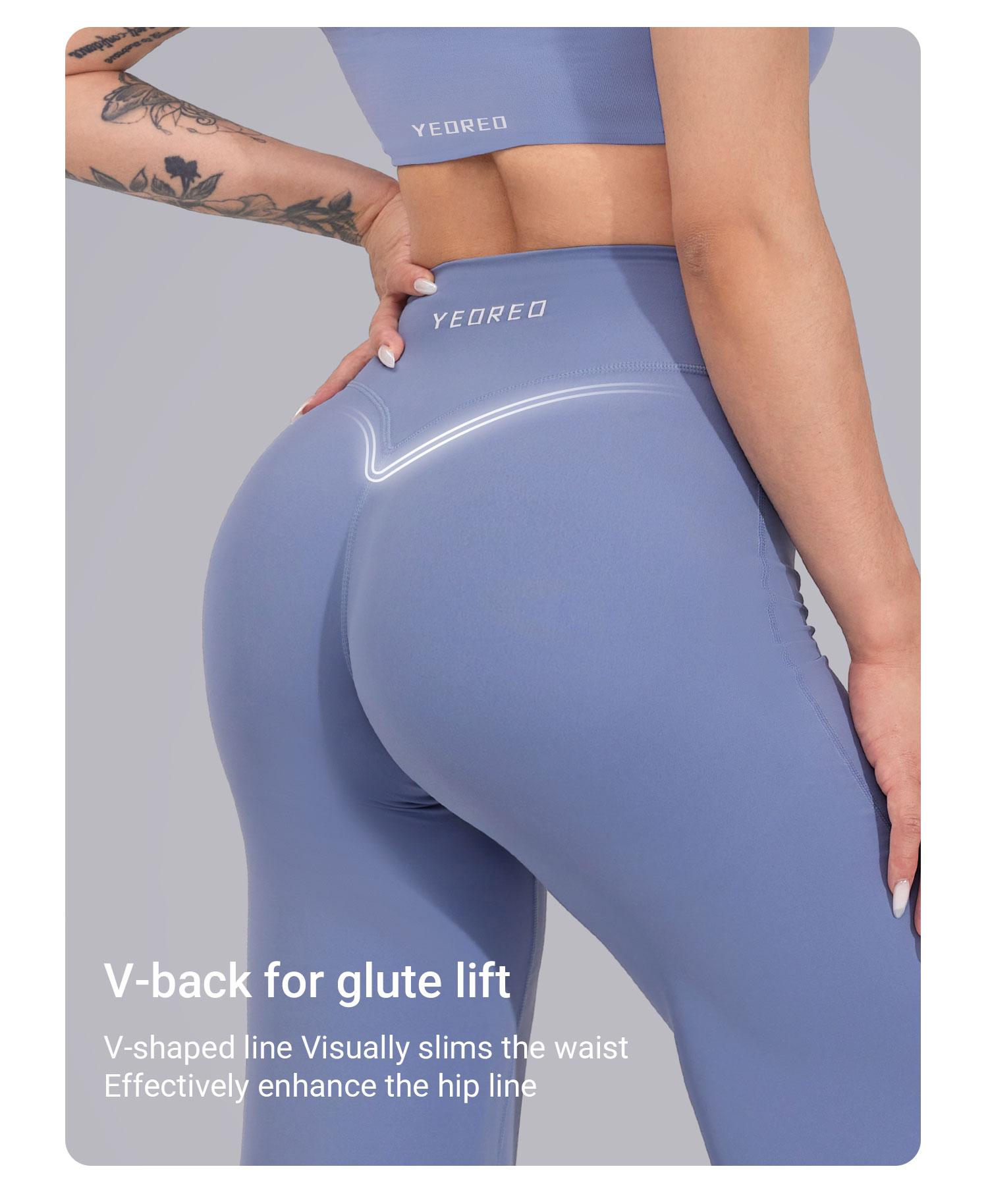 YEOREO Eddiy Leggings High-Waist Straight-Leg No Front Seam Buttery Soft Gym Yoga Pants for Women Fitness Tights SpringStatements