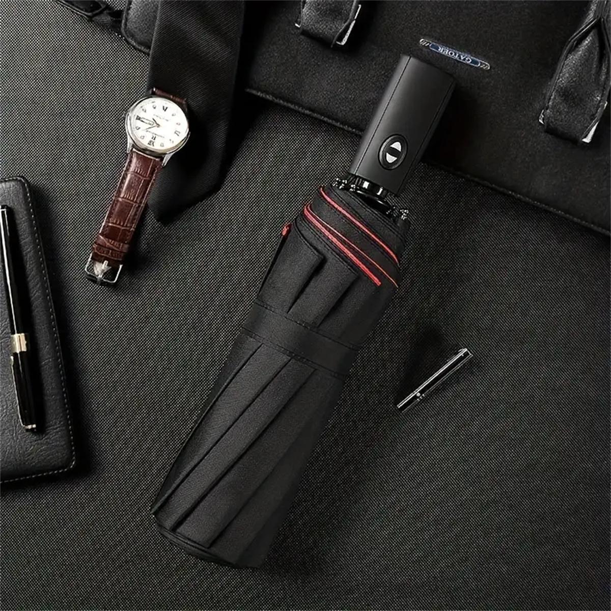 Double Layer Umbrella Fully Automatic Rain Windproof Automatic Folding Umbrellas Men Women Sun Protection And UV Umbrella