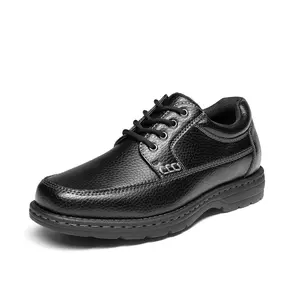 BRUNO MARC Men's Square Toe Dress Shoes Walk Oxfords with Removable Arch Booster & Cushioned Insole for Enhanced Comfort