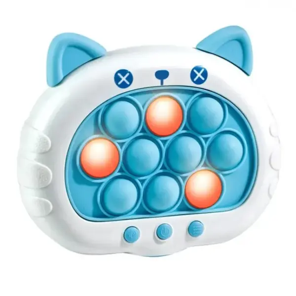 Fast and Fun Pop Game - Stress Relief Fidget Toy for Kids 4 Modes ABS & Silicone Material Safe Material Fun Bubble Stress RELIEF TOYS indoor outdoor or travel use Perfect Gift for Children Leia speed push