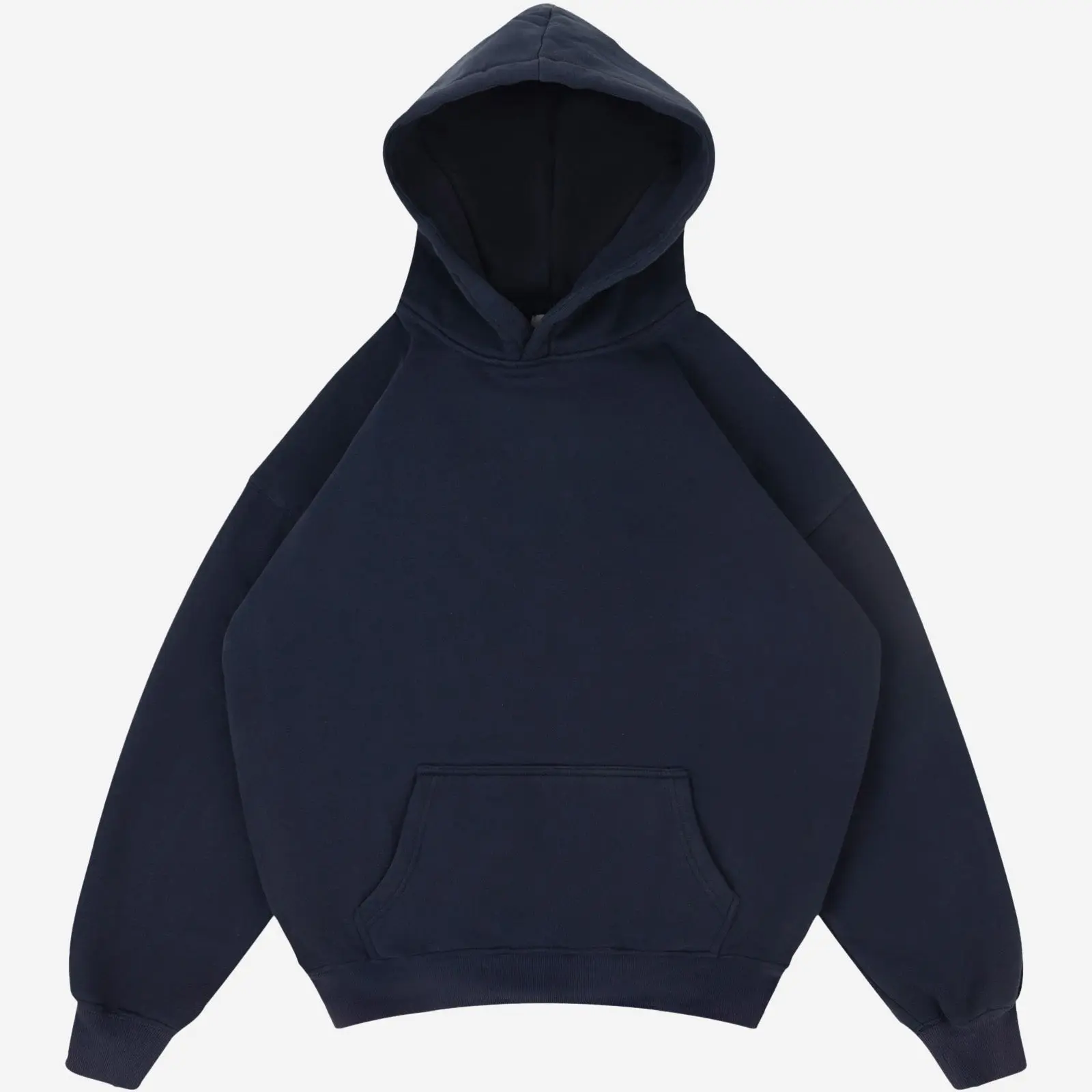 Women's Pullover Hoodie - Unisex 320GMS Poly-Cotton Fleece, Boxy-Relaxed Cut, Long Sleeve Tops, Solid Plain, Soft Cold-Wash Casual Tops for Superior Comfort