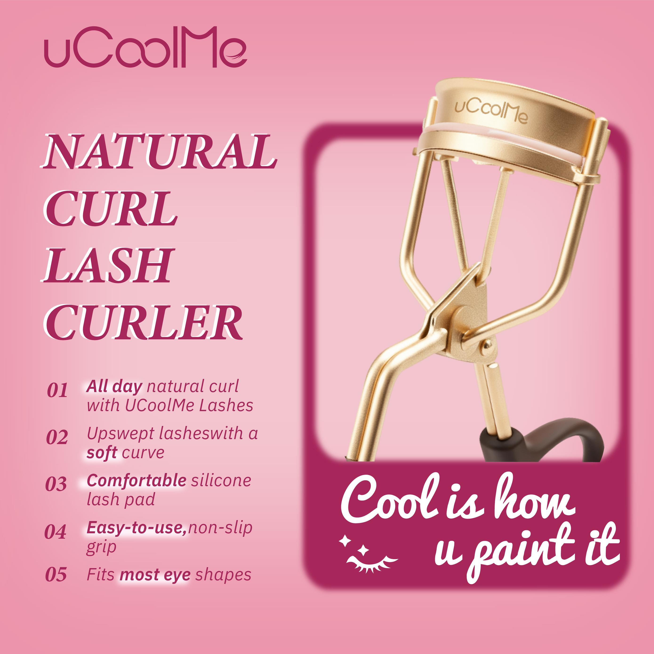 uCoolMe SilkAura Lash Curler Pro with Comfort Pads & Extra Silicone Replacement Pads for Crimped & Curled Lashes Perfect Eye-Framing Fringe Curling Makeup Cosmetics TikTokShopHolidayHaul