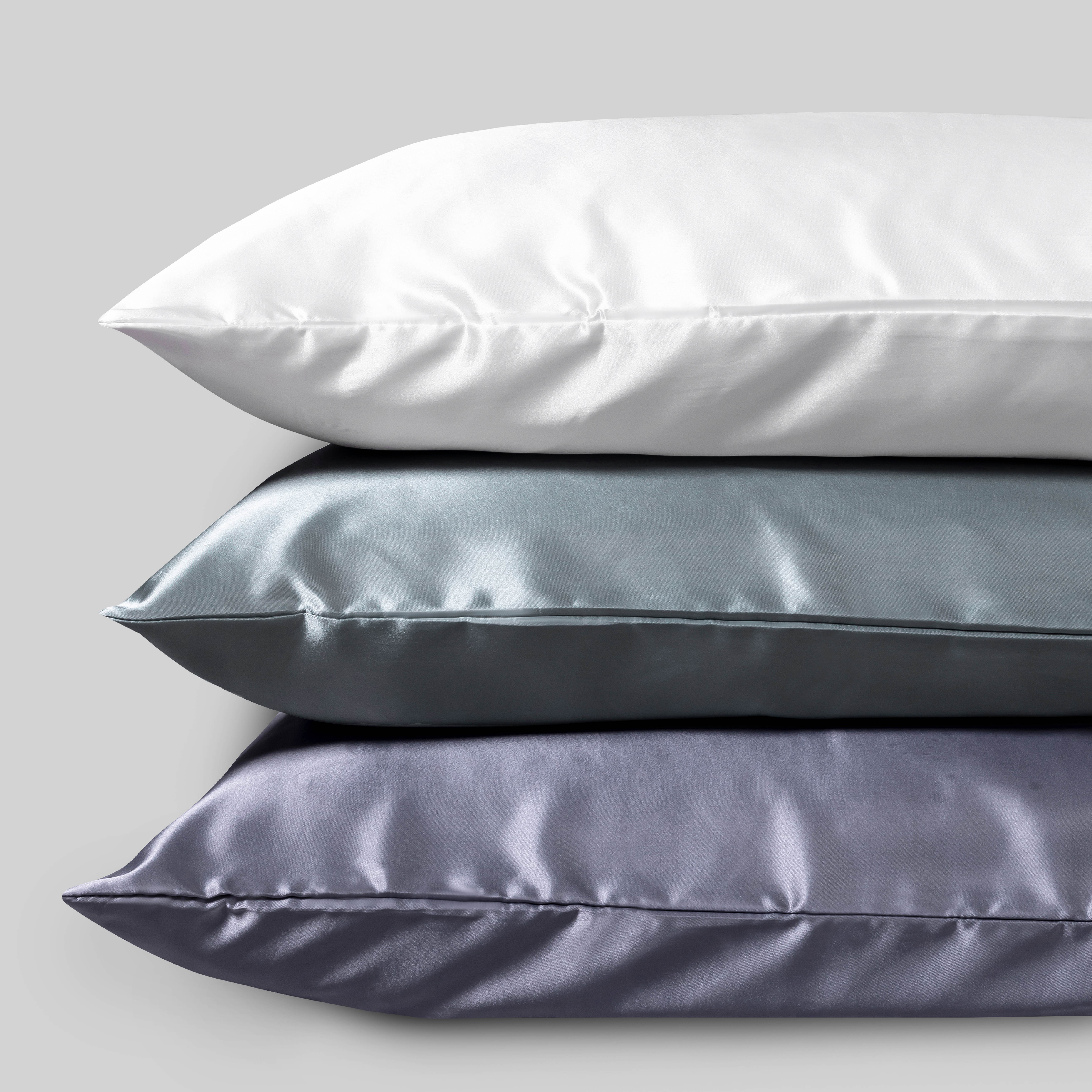 Queen Pillowcase Set of 2 with Envelope Closure Silky Soft Satin Fabric for Restful Sleep Multiple Colors Easy Care Soft Breathable Sheet